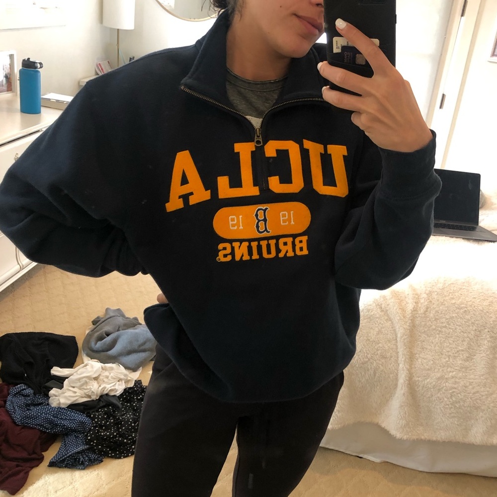 UCLA quarter zip sweatshirt